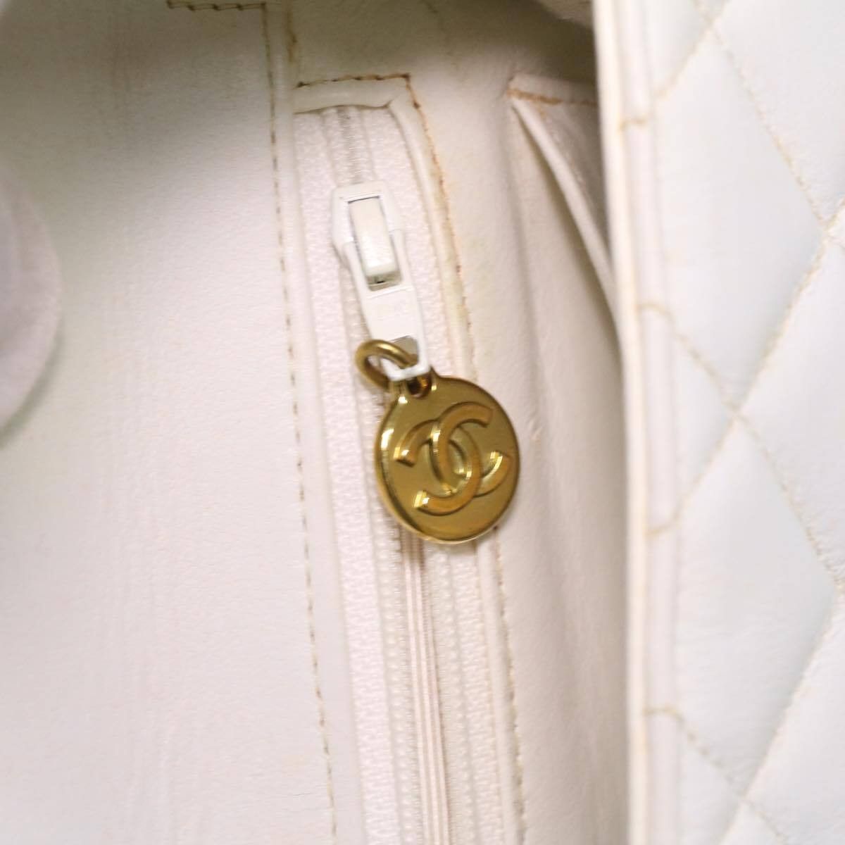 Chanel Chanel Vintage Classic Single Flap Bag Quilted Lambskin Size ONE SIZE - 15 Thumbnail