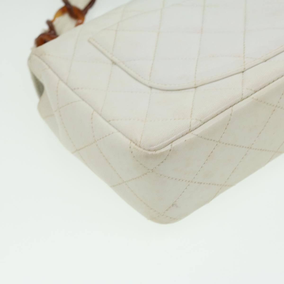 Chanel Chanel Vintage Classic Single Flap Bag Quilted Lambskin Size ONE SIZE - 11 Thumbnail