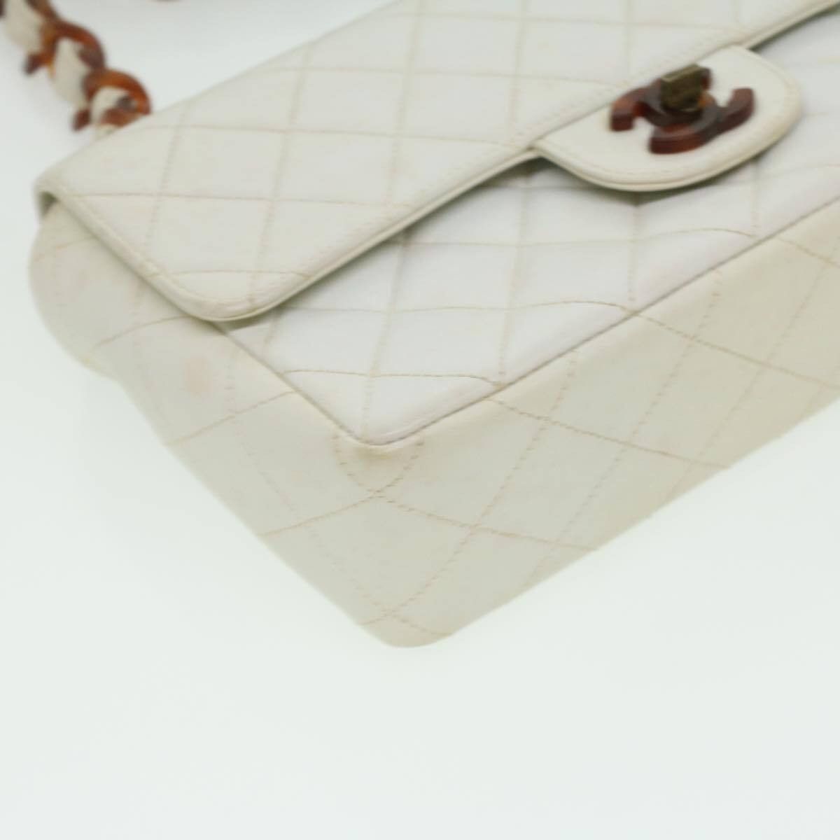 Chanel Chanel Vintage Classic Single Flap Bag Quilted Lambskin Size ONE SIZE - 8 Thumbnail