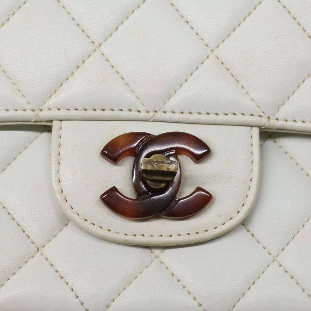 Chanel Chanel Vintage Classic Single Flap Bag Quilted Lambskin Size ONE SIZE - 16 Thumbnail