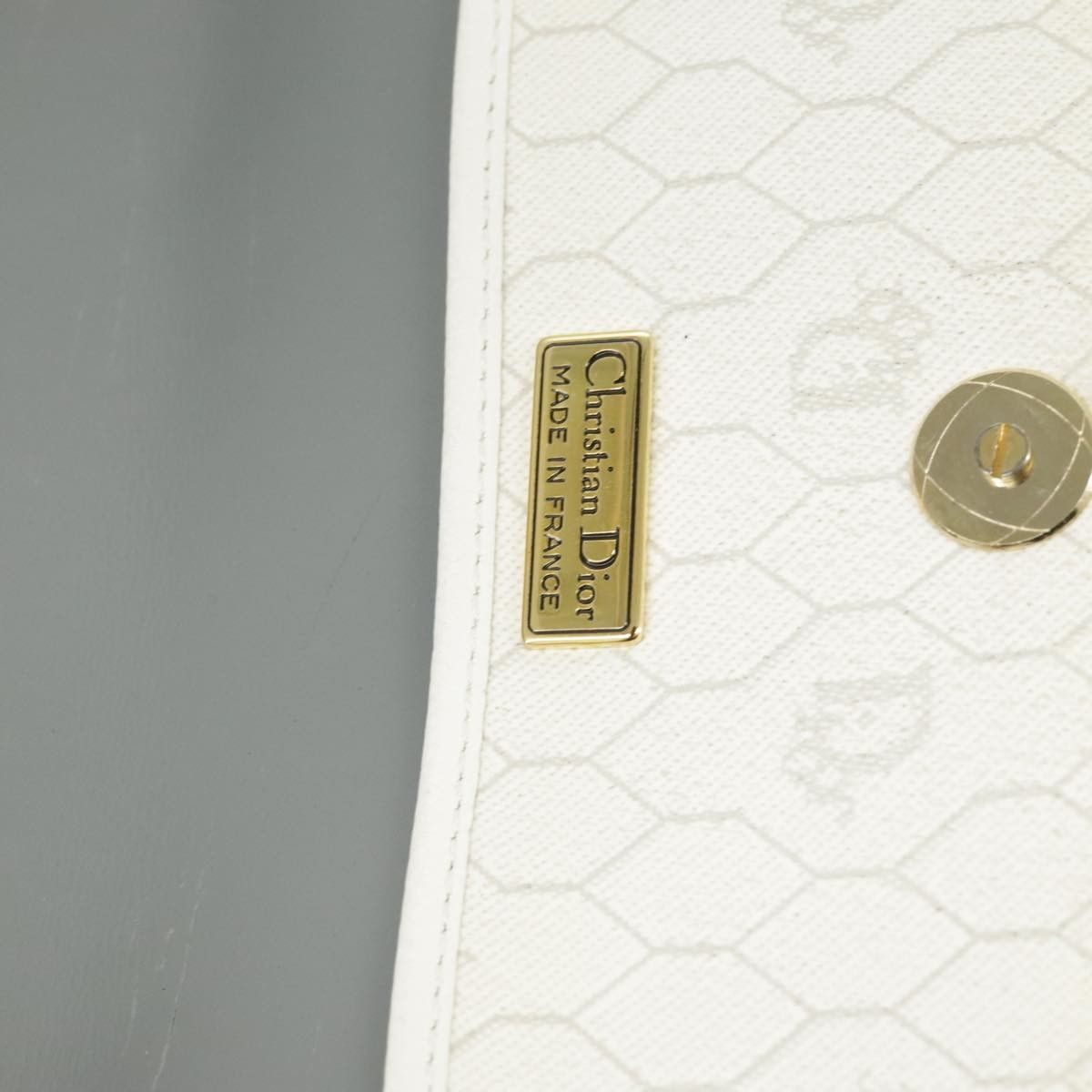 Dior Christian Dior Vintage Honeycomb Shoulder Bag Canvas Size ONE SIZE - 6 Thumbnail