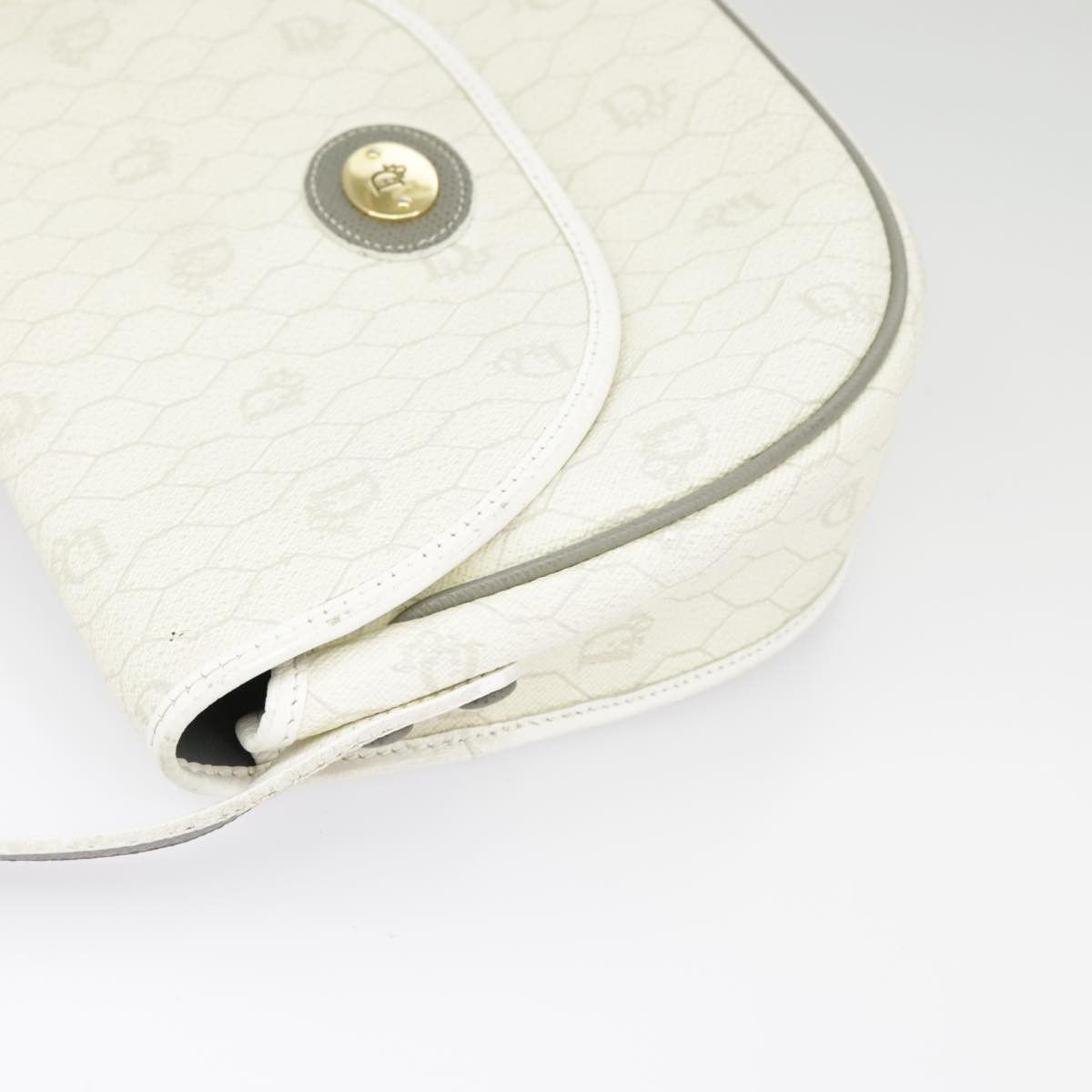 Dior Christian Dior Vintage Honeycomb Shoulder Bag Canvas Size ONE SIZE - 4 Thumbnail
