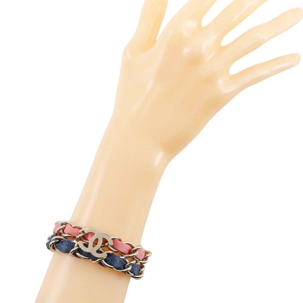 Chanel Chanel Coco mark chain 2 Metal and denim Size ONE SIZE - 5 Thumbnail