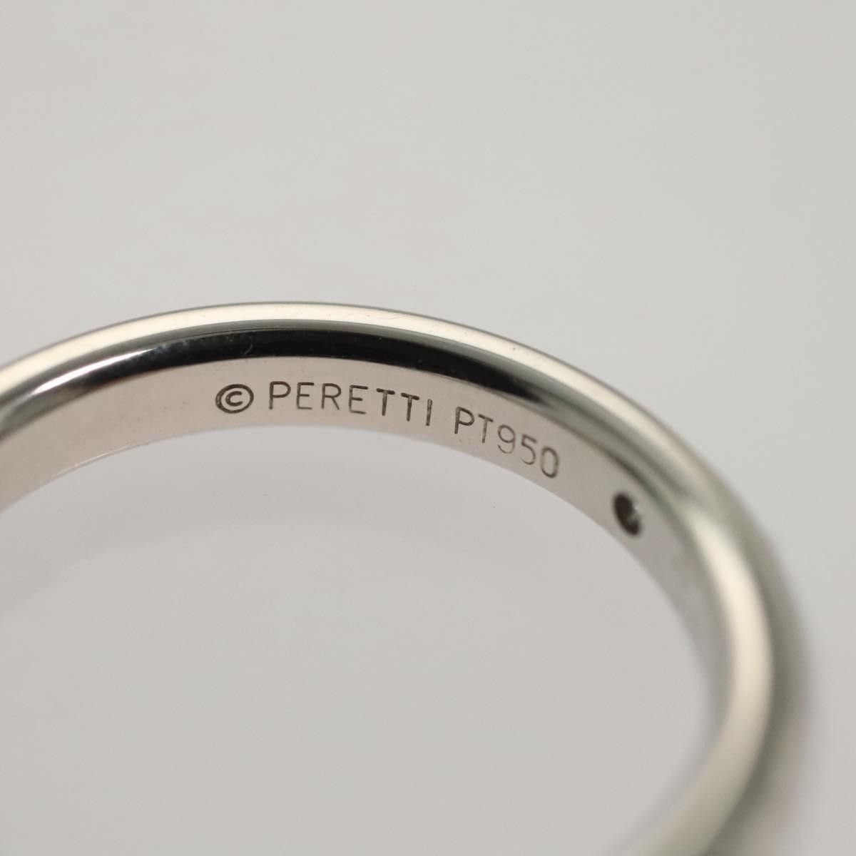 Tiffany & Co. Tiffany & Co. Elsa Peretti 1 Diamond Stacking Band Ring 950 Platinum with Diamond Size ONE SIZE - 9 Thumbnail