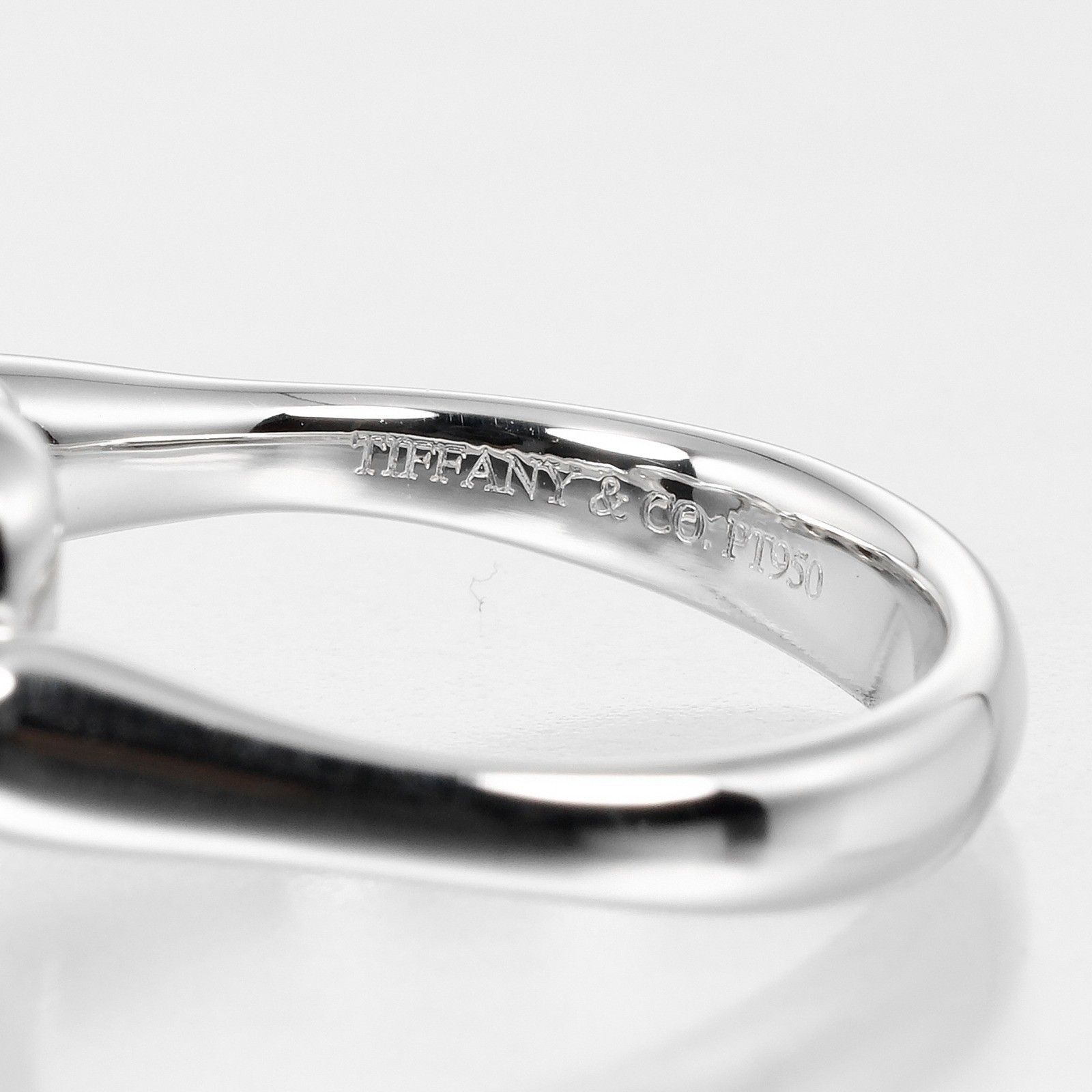 Tiffany & Co. Tiffany & Co. Elsa Peretti Open Heart Ring Platinum with Diamonds Size ONE SIZE - 8 Thumbnail