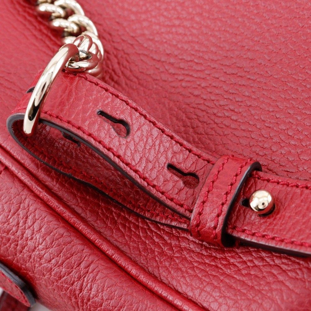 Gucci Gucci Soho Chain Backpack Leather Size ONE SIZE - 9 Thumbnail