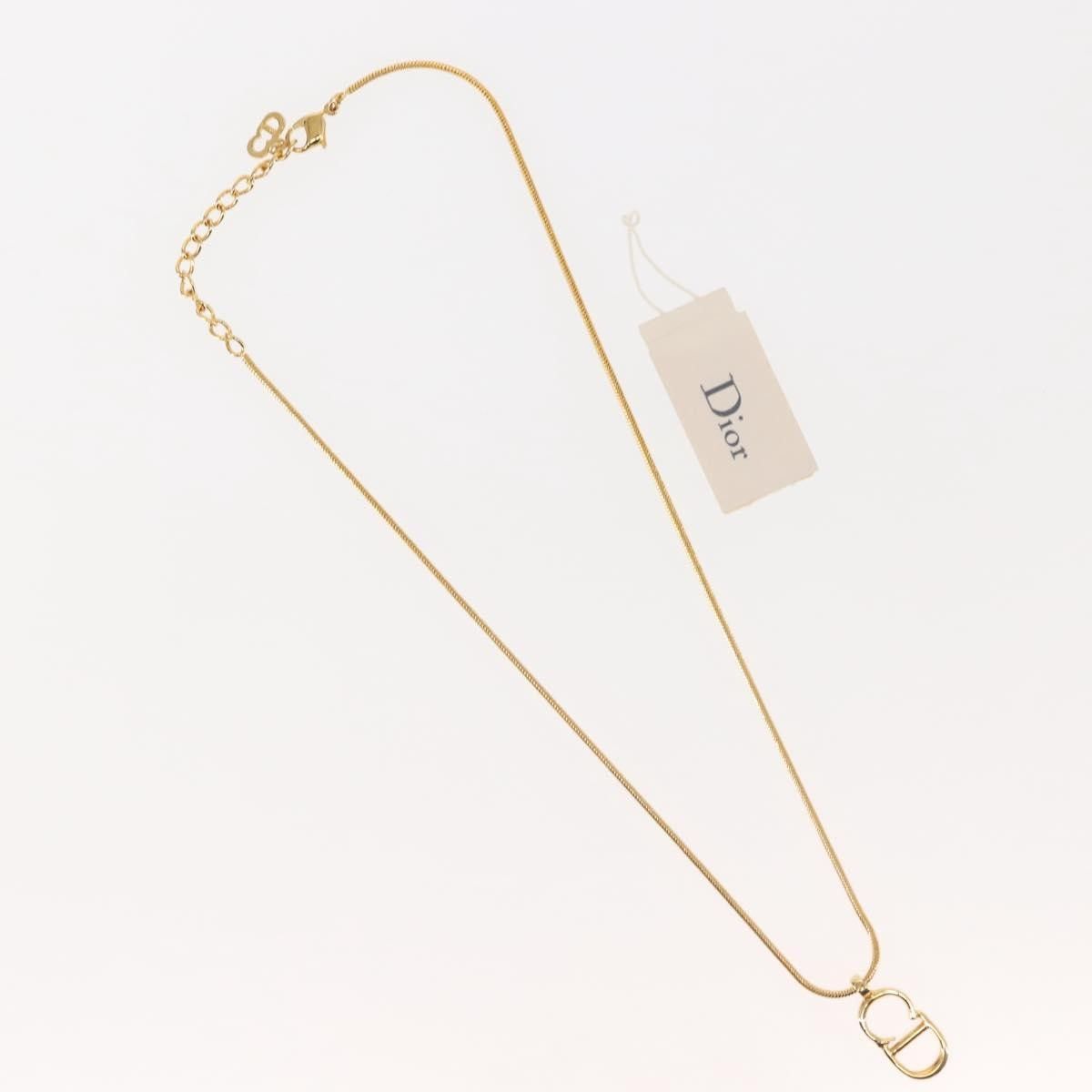 Dior Christian Dior CD Pendant Necklace Metal Size ONE SIZE - 6 Thumbnail