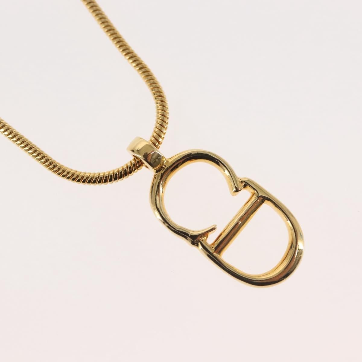 Dior Christian Dior CD Pendant Necklace Metal Size ONE SIZE - 3 Thumbnail