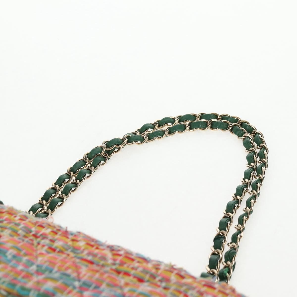 Chanel Chanel Timeless - Classic Double Flap Bag Tweed Size ONE SIZE - 19 Thumbnail