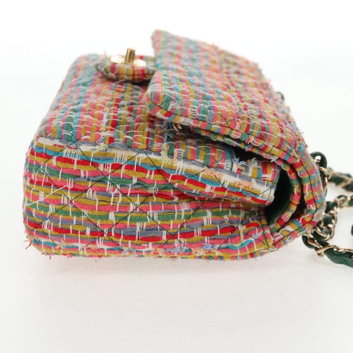 Chanel Chanel Timeless - Classic Double Flap Bag Tweed Size ONE SIZE - 4 Thumbnail
