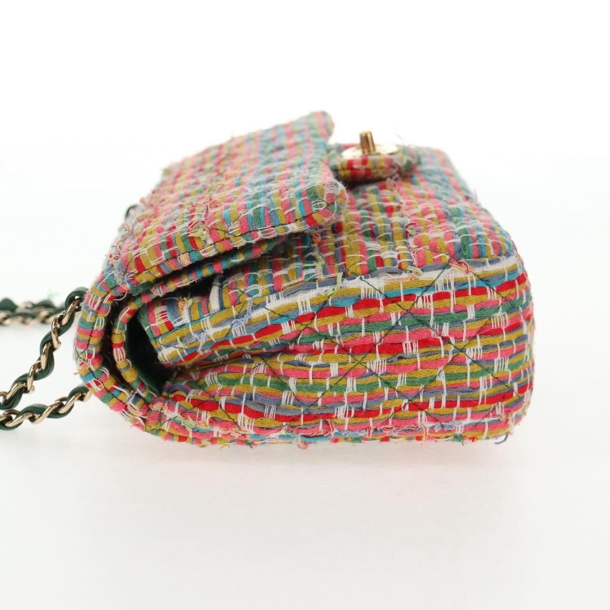 Chanel Chanel Timeless - Classic Double Flap Bag Tweed Size ONE SIZE - 3 Thumbnail