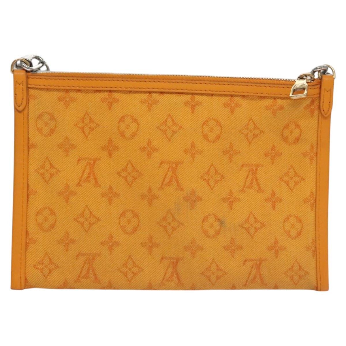 Louis Vuitton Louis Vuitton Double Flat Messenger Bag Limited Edition Logo Story Monogram Canvas and Denim Size ONE SIZE - 2 Thumbnail