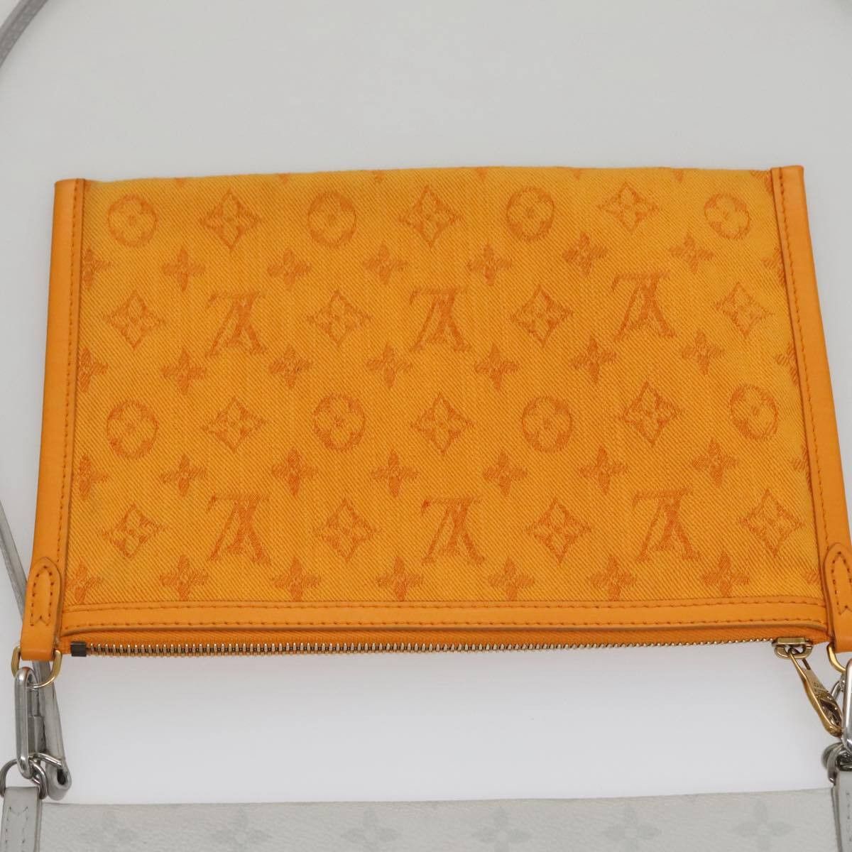 Louis Vuitton Louis Vuitton Double Flat Messenger Bag Limited Edition Logo Story Monogram Canvas and Denim Size ONE SIZE - 23 Thumbnail