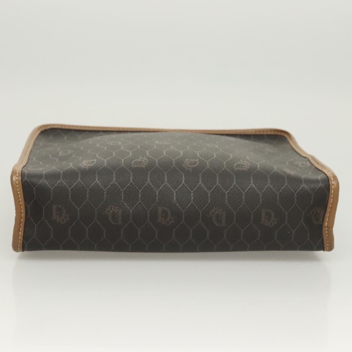 Dior Christian Dior Vintage Honeycomb Zip Pouch Coated Canvas Size ONE SIZE - 6 Thumbnail