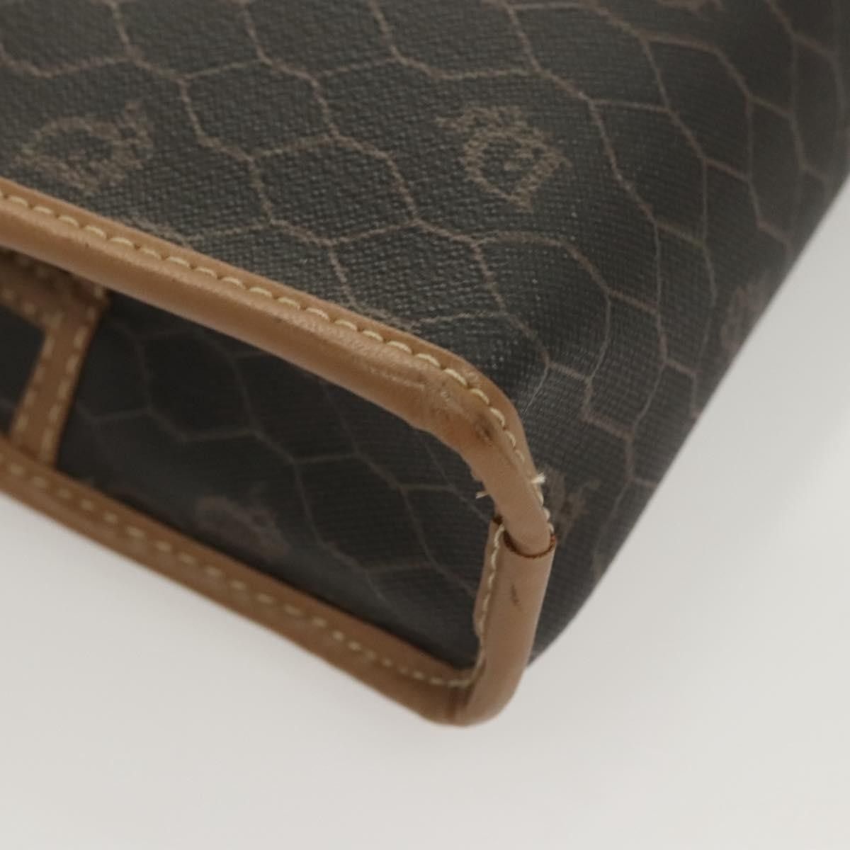 Dior Christian Dior Vintage Honeycomb Zip Pouch Coated Canvas Size ONE SIZE - 15 Thumbnail