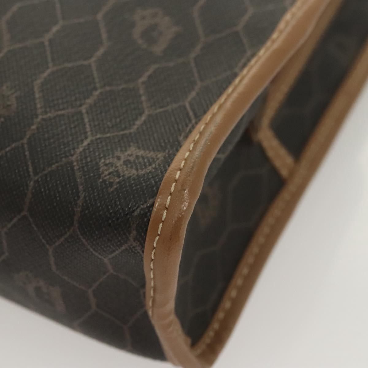 Dior Christian Dior Vintage Honeycomb Zip Pouch Coated Canvas Size ONE SIZE - 16 Thumbnail