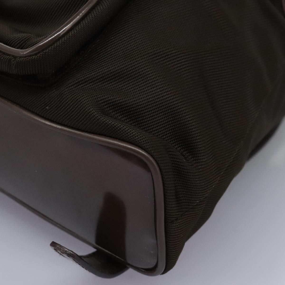 Gucci Gucci Vintage Bamboo Backpack Nylon and Patent Leather Size ONE SIZE - 11 Thumbnail