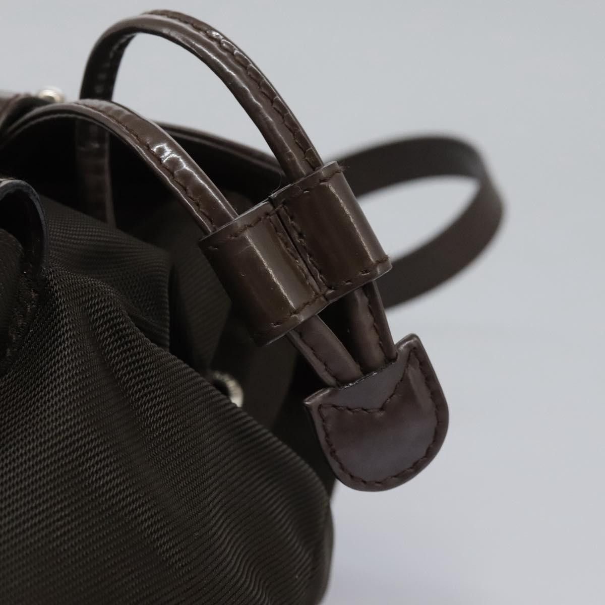 Gucci Gucci Vintage Bamboo Backpack Nylon and Patent Leather Size ONE SIZE - 16 Thumbnail