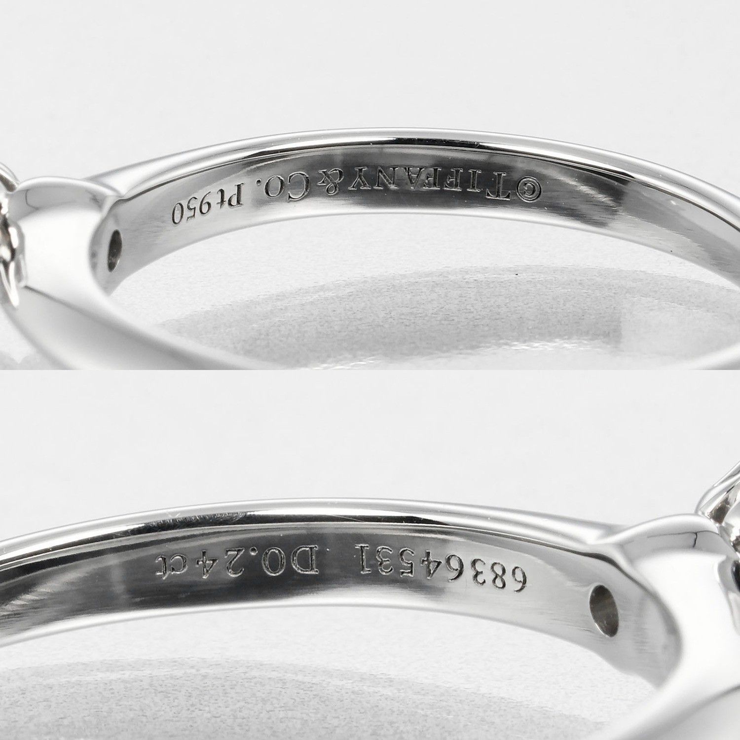 Tiffany & Co. Tiffany & Co. Tiffany Setting Solitaire Ring Platinum with RBC Diamond F/VS1 Size ONE SIZE - 7 Thumbnail
