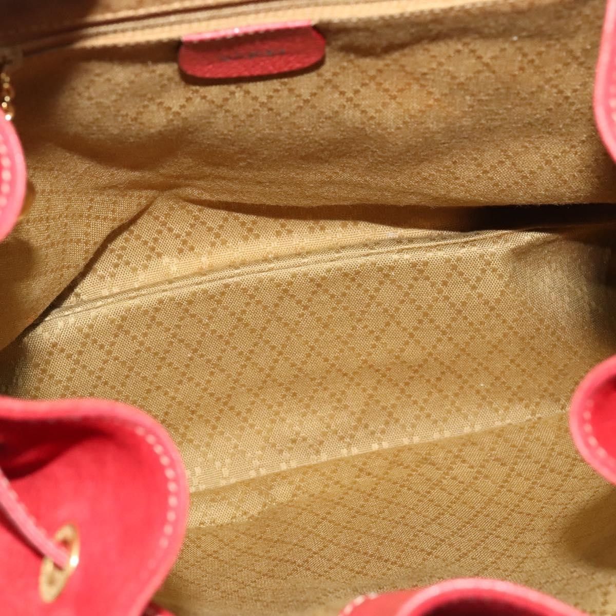 Gucci Gucci Bamboo Tassel Backpack Suede Size ONE SIZE - 5 Thumbnail