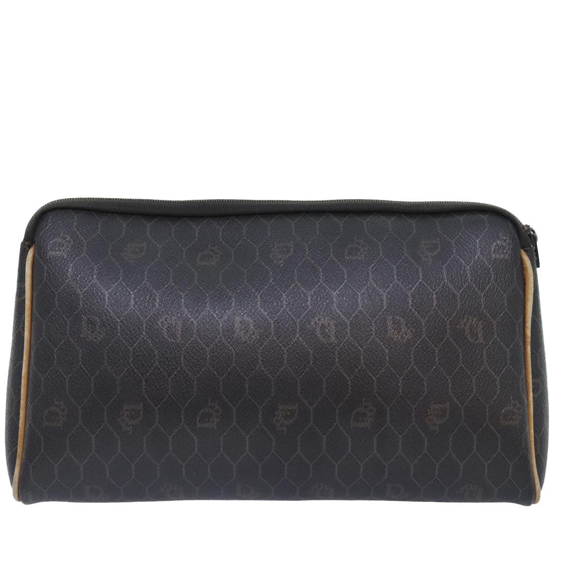 Dior Christian Dior Vintage Honeycomb Zip Pouch Coated Canvas Size ONE SIZE - 2 Thumbnail