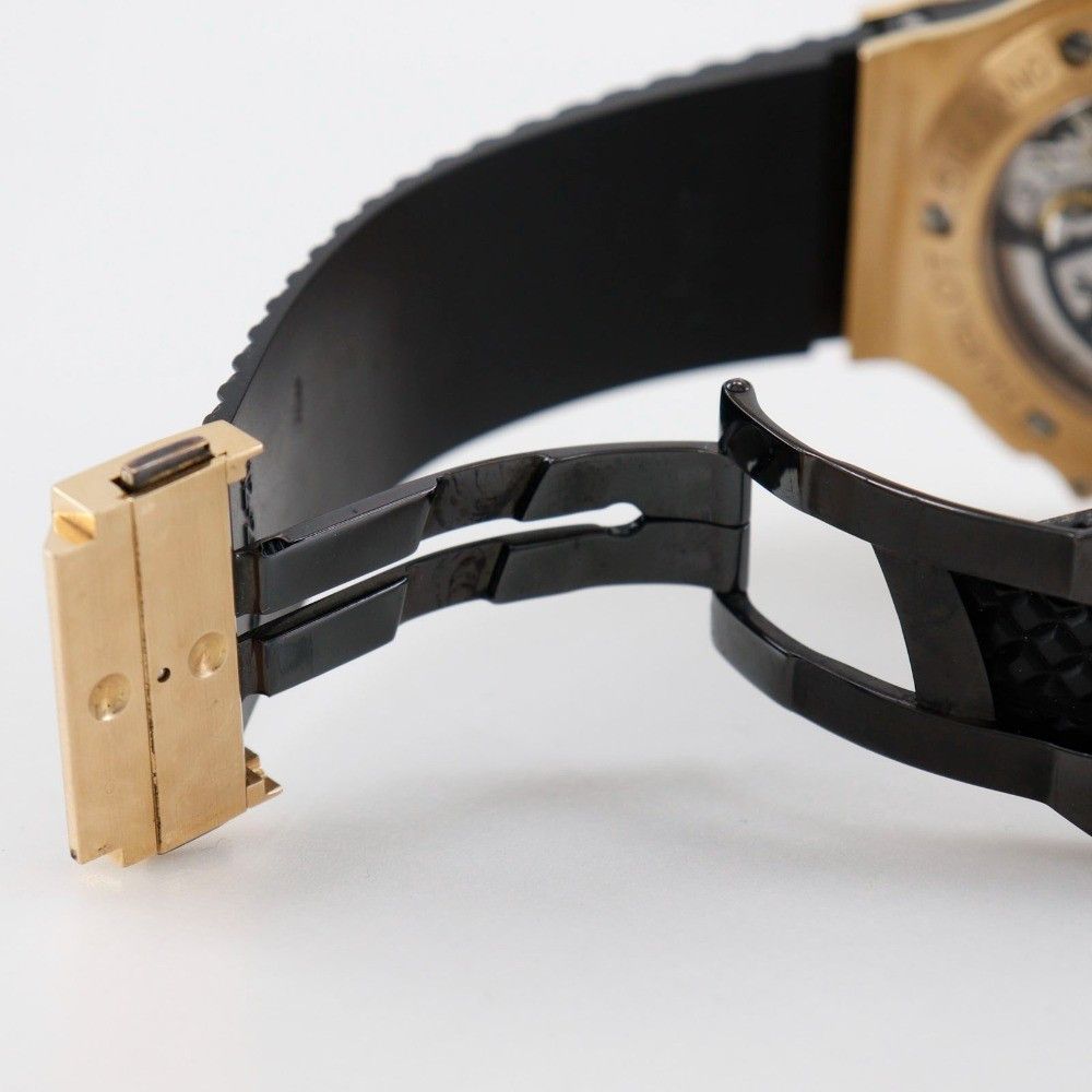 Hublot Hublot Big Bang Evolution Chronograph Automatic Watch Rose Gold and Rubber Size ONE SIZE - 7 Thumbnail