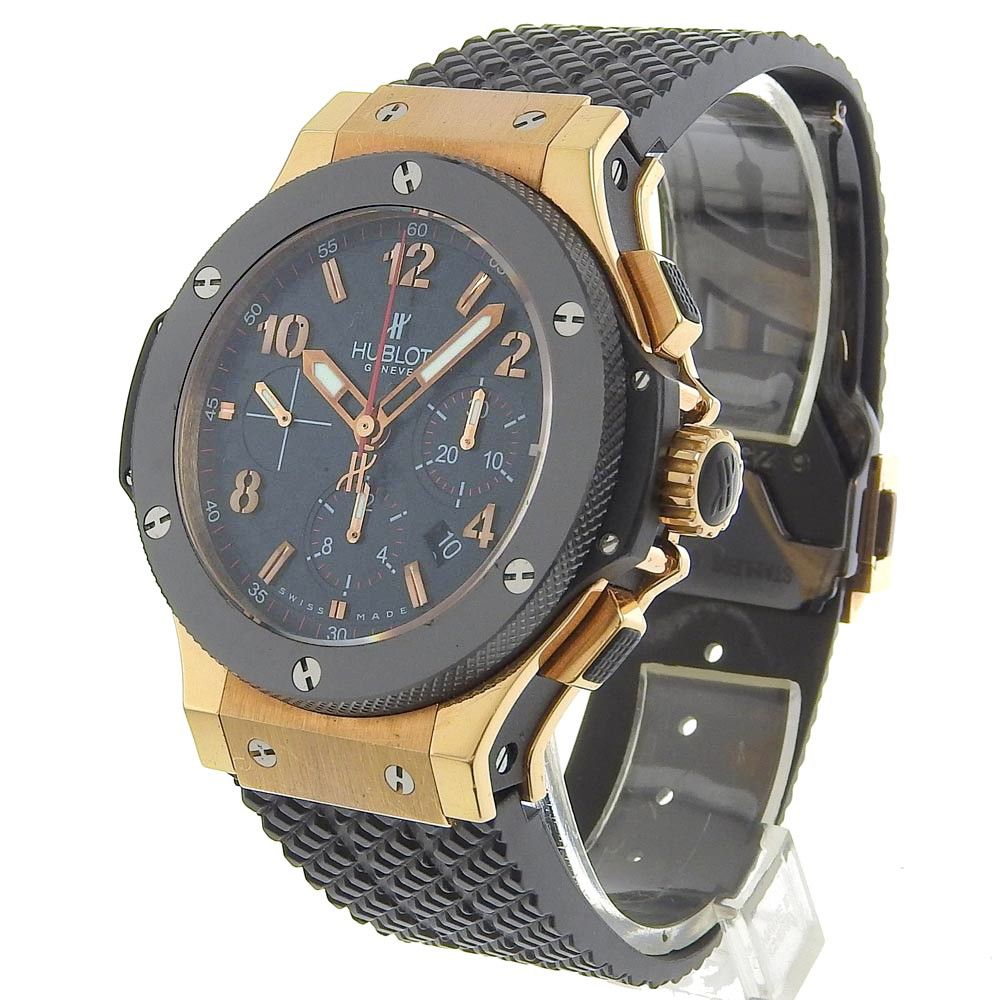 Hublot Hublot Big Bang Evolution Chronograph Automatic Watch Rose Gold and Rubber Size ONE SIZE - 5 Thumbnail