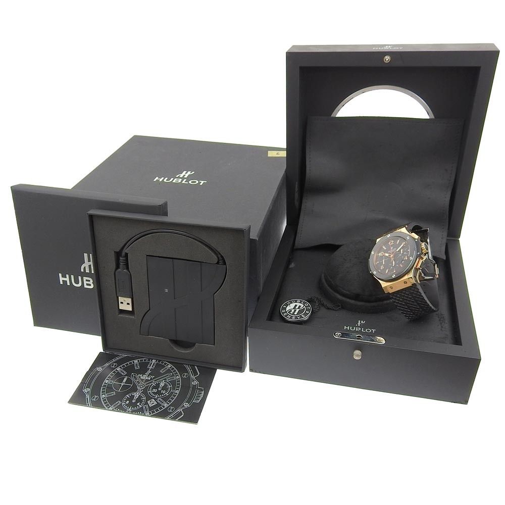 Hublot Hublot Big Bang Evolution Chronograph Automatic Watch Rose Gold and Rubber Size ONE SIZE - 8 Thumbnail