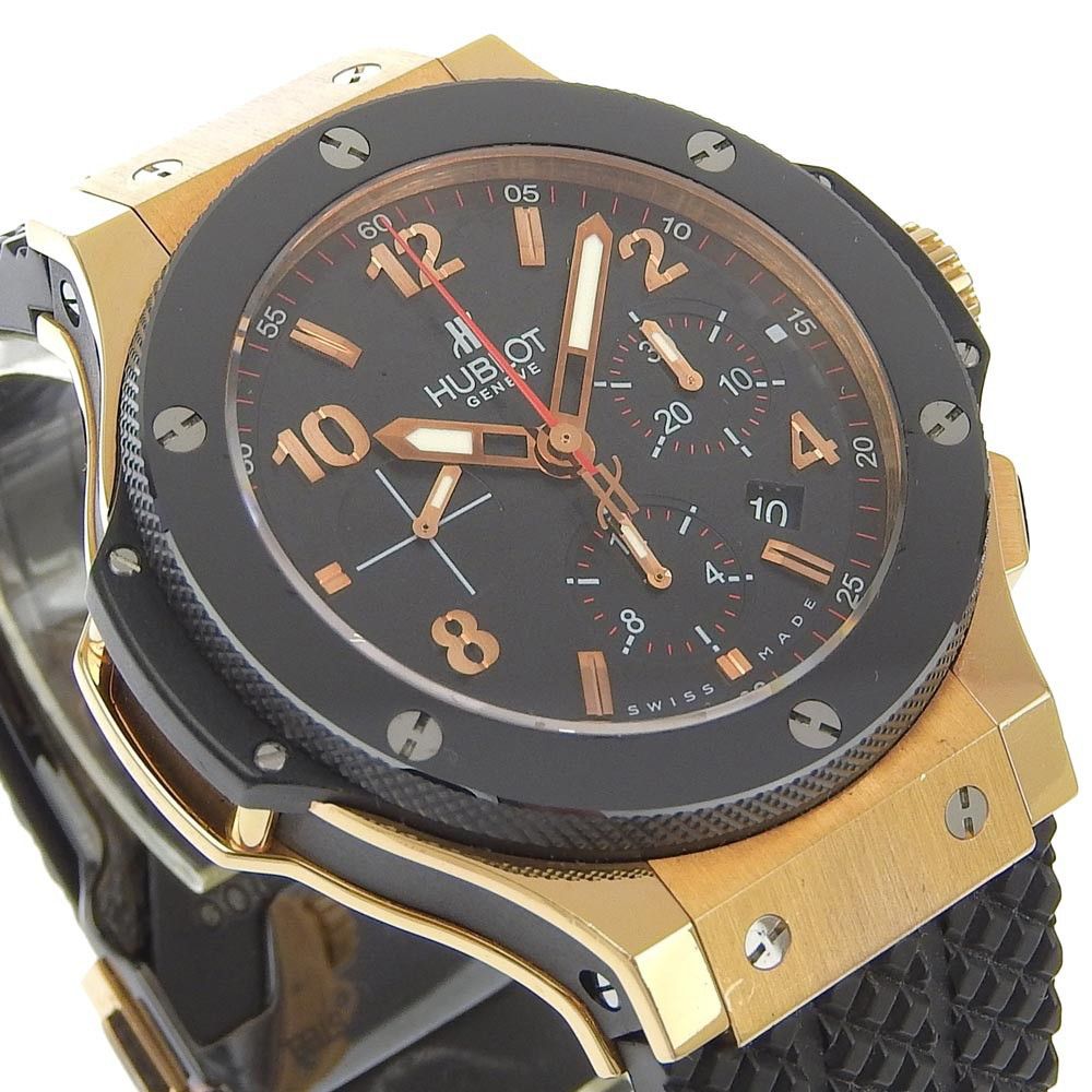 Hublot Hublot Big Bang Evolution Chronograph Automatic Watch Rose Gold and Rubber Size ONE SIZE - 6 Thumbnail