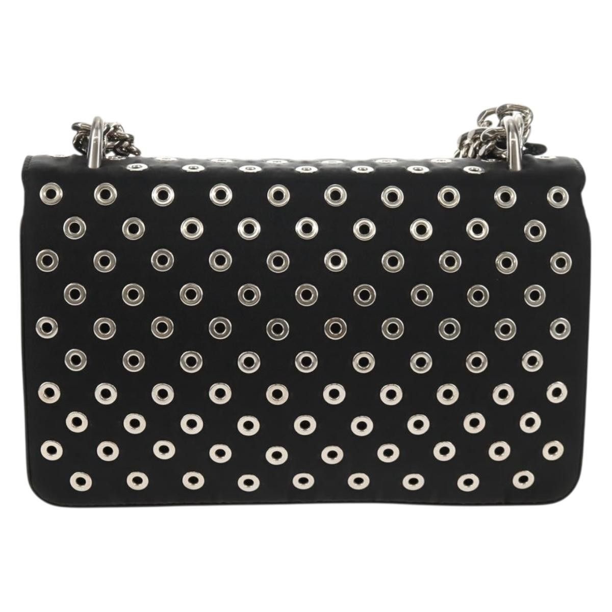 Prada Prada Grommet Chain Flap Shoulder Bag Tessuto with Soft Calf Size ONE SIZE - 2 Thumbnail