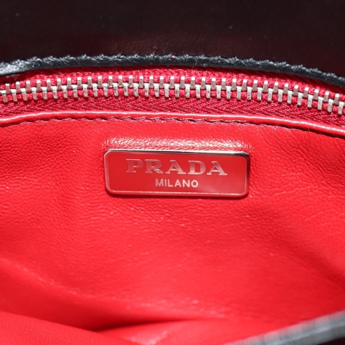 Prada Prada Grommet Chain Flap Shoulder Bag Tessuto with Soft Calf Size ONE SIZE - 6 Thumbnail