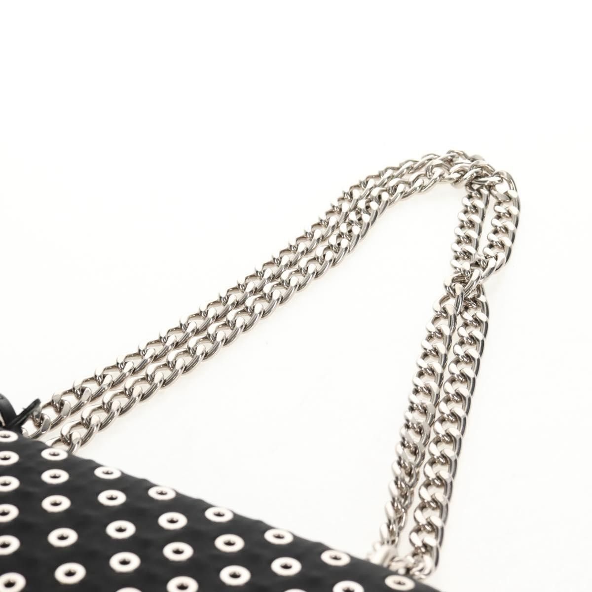 Prada Prada Grommet Chain Flap Shoulder Bag Tessuto with Soft Calf Size ONE SIZE - 19 Thumbnail
