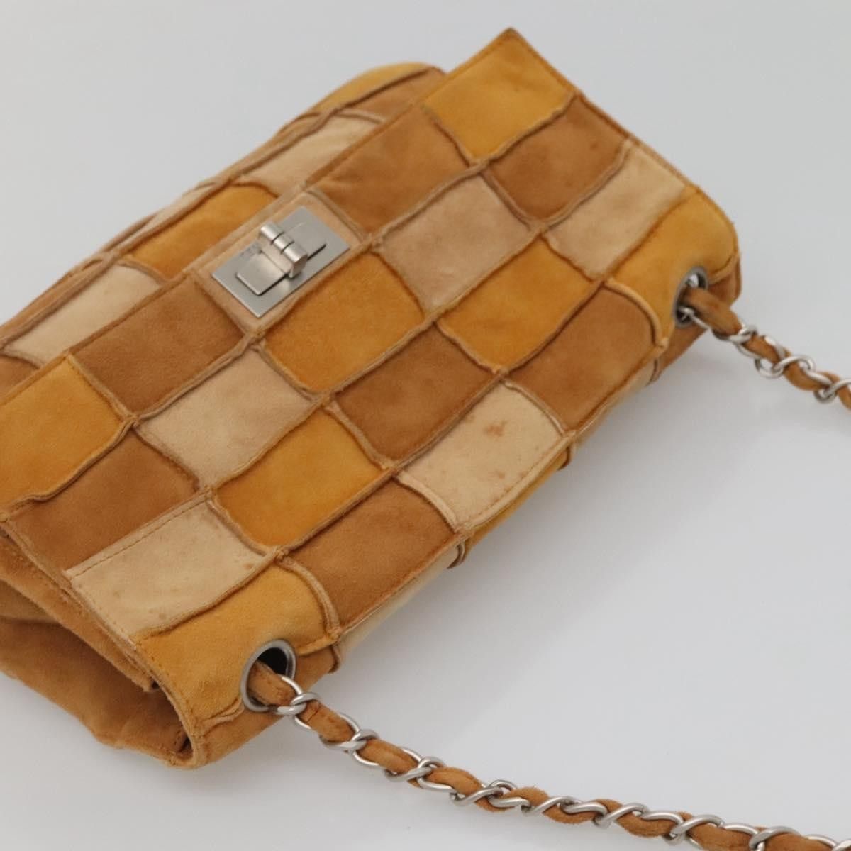 Chanel Chanel Reissue Flap Bag Suede Patchwork Size ONE SIZE - 14 Thumbnail