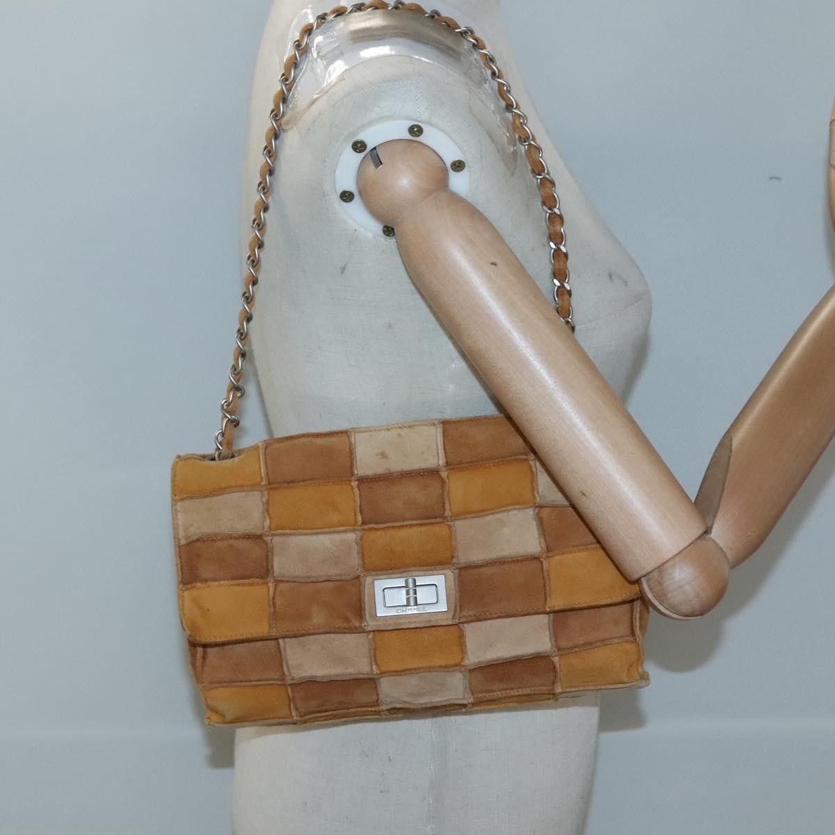 Chanel Chanel Reissue Flap Bag Suede Patchwork Size ONE SIZE - 16 Thumbnail