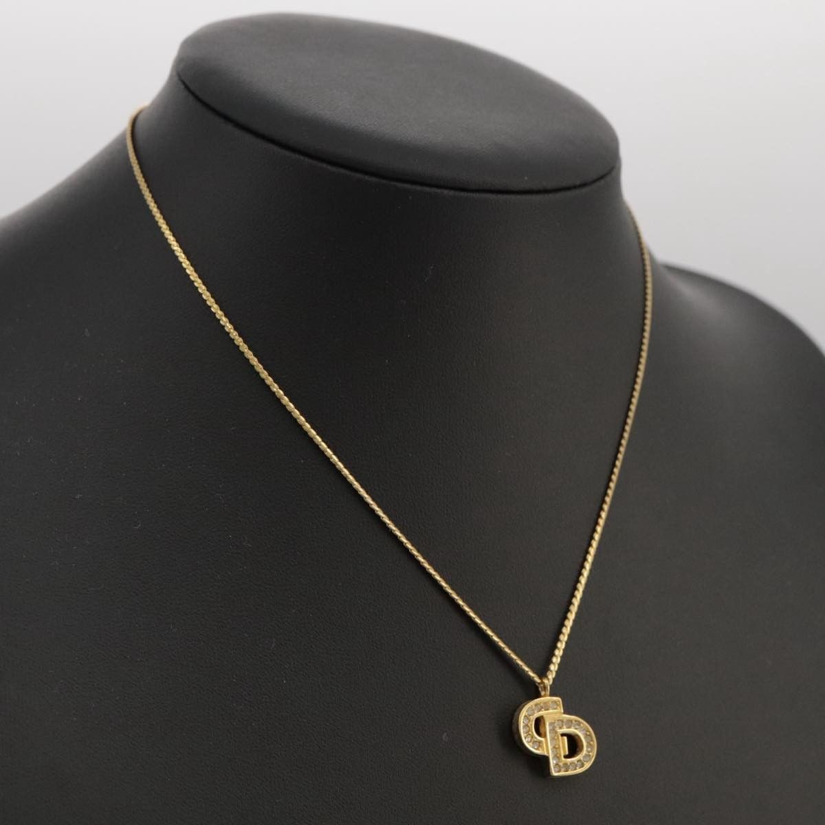 Dior Christian Dior CD Pendant Necklace Gold-plated Size ONE SIZE - 9 Thumbnail