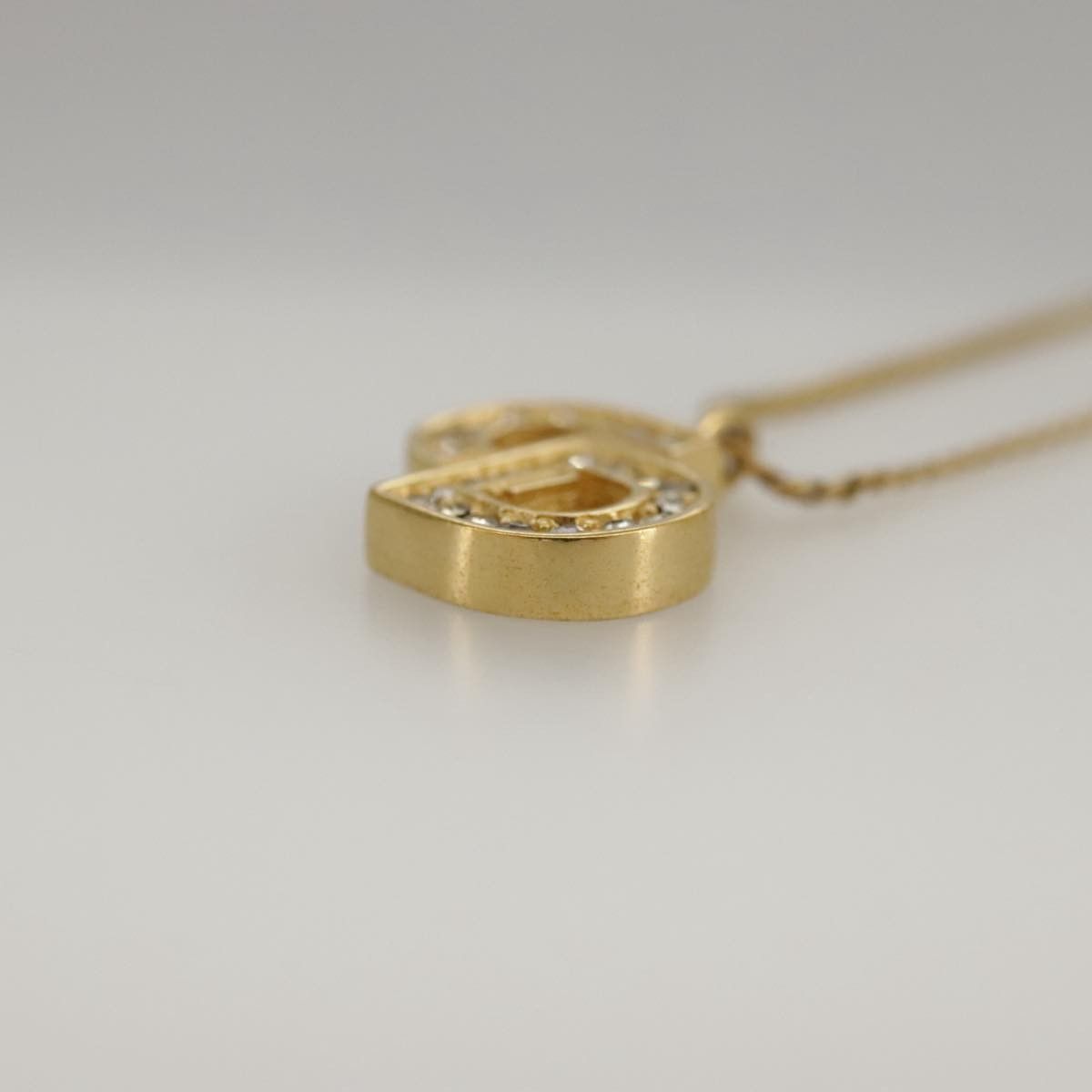 Dior Christian Dior CD Pendant Necklace Gold-plated Size ONE SIZE - 5 Thumbnail