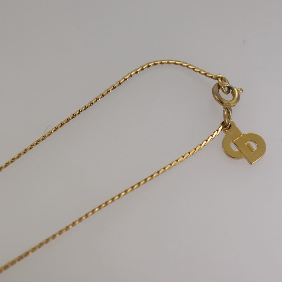 Dior Christian Dior CD Pendant Necklace Gold-plated Size ONE SIZE - 15 Thumbnail