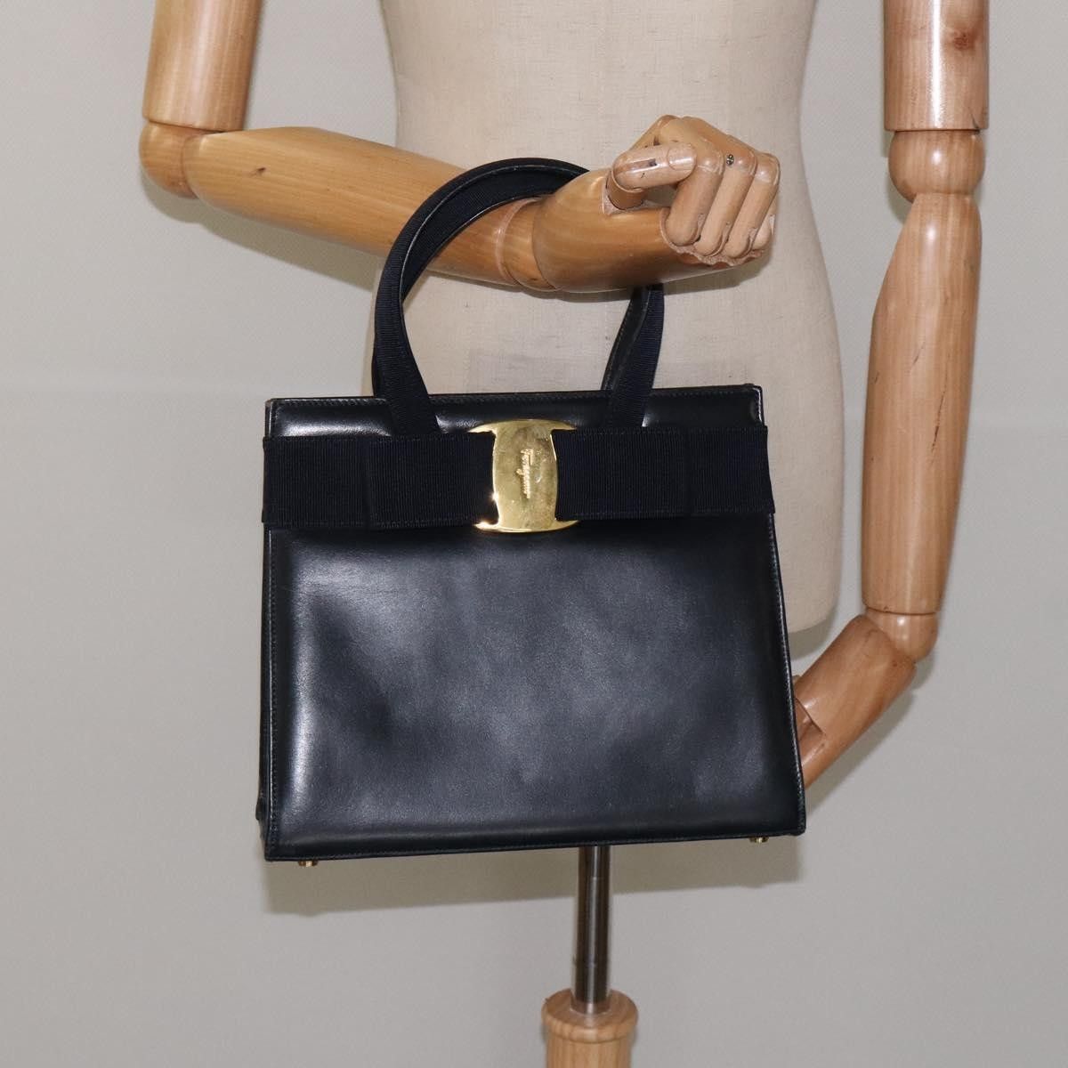 Salvatore Ferragamo Salvatore Ferragamo Convertible Vara Bow Tote Leather Size ONE SIZE - 13 Thumbnail
