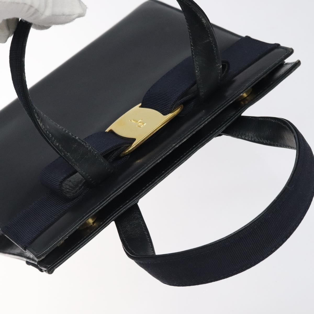Salvatore Ferragamo Salvatore Ferragamo Convertible Vara Bow Tote Leather Size ONE SIZE - 16 Thumbnail