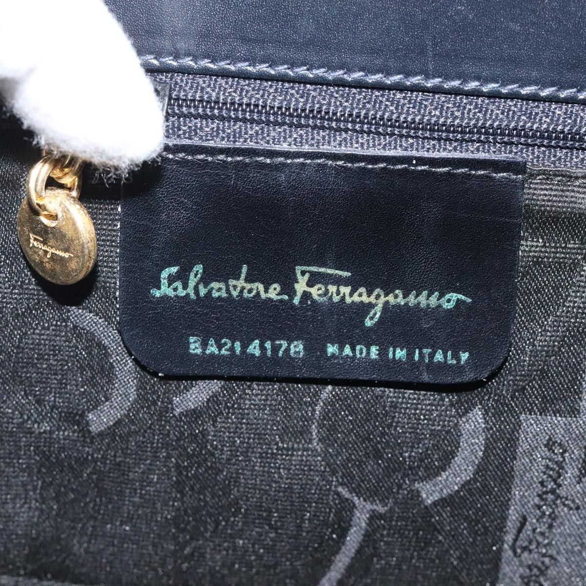 Salvatore Ferragamo Salvatore Ferragamo Convertible Vara Bow Tote Leather Size ONE SIZE - 6 Thumbnail