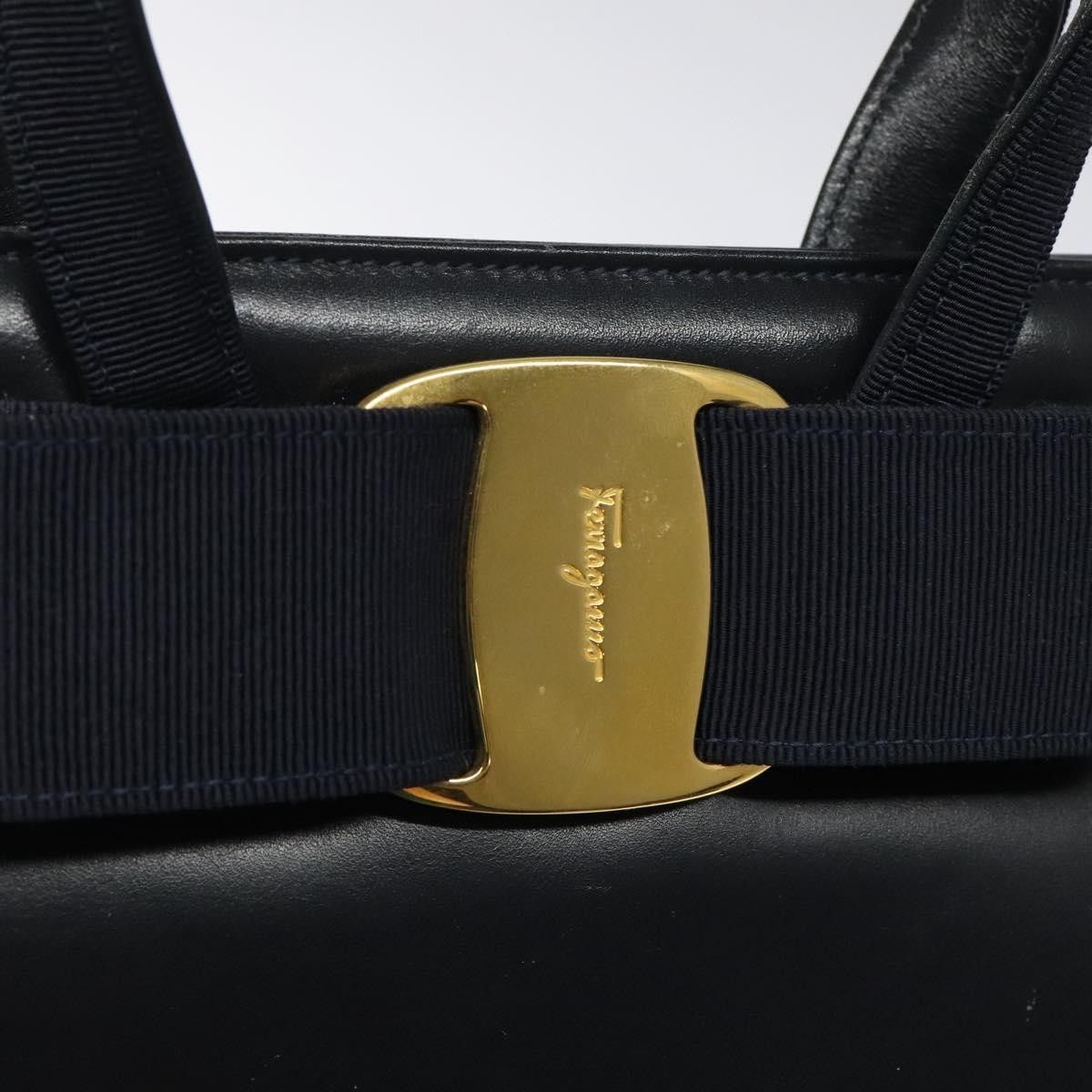 Salvatore Ferragamo Salvatore Ferragamo Convertible Vara Bow Tote Leather Size ONE SIZE - 12 Thumbnail