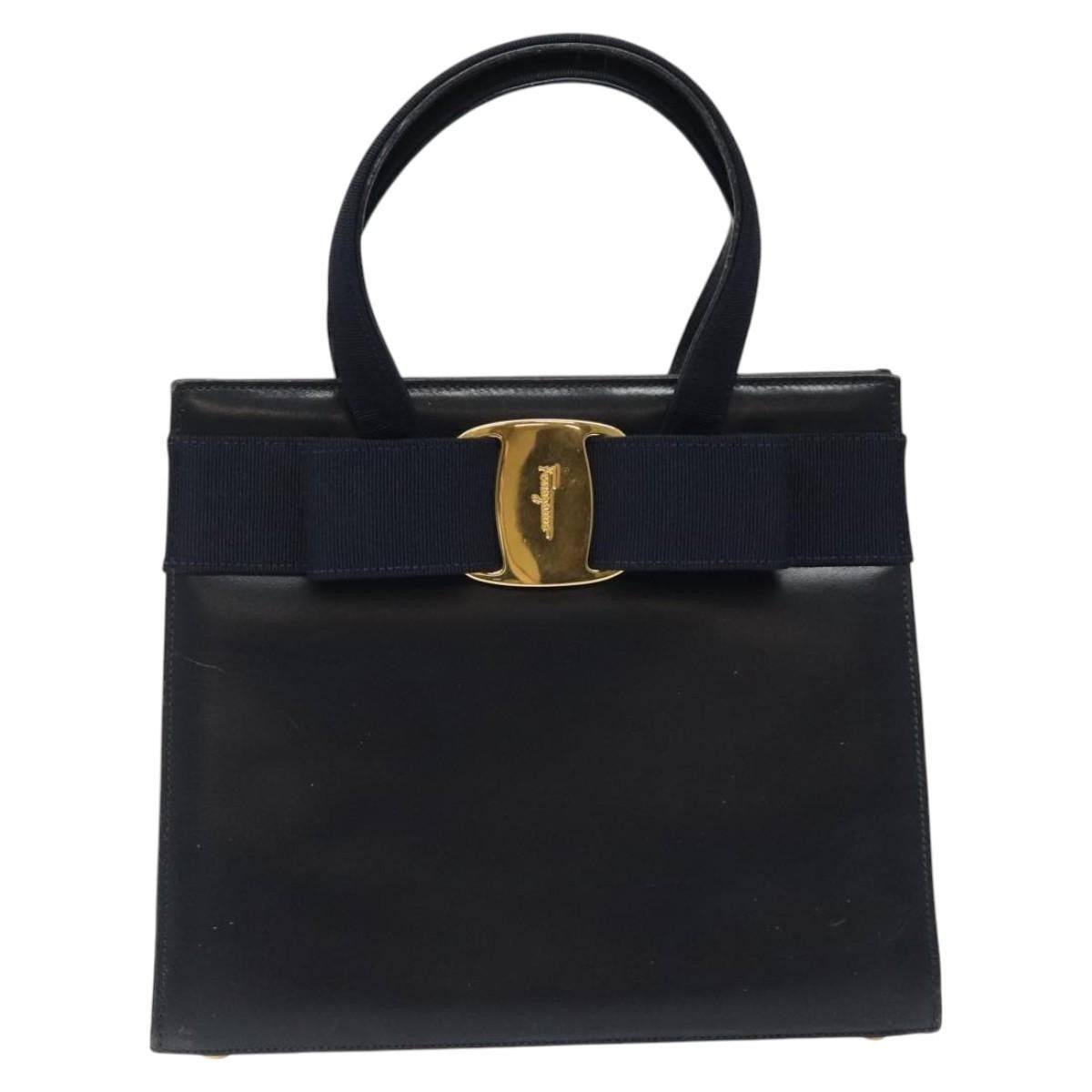 Salvatore Ferragamo Salvatore Ferragamo Convertible Vara Bow Tote Leather Size ONE SIZE - 18 Thumbnail