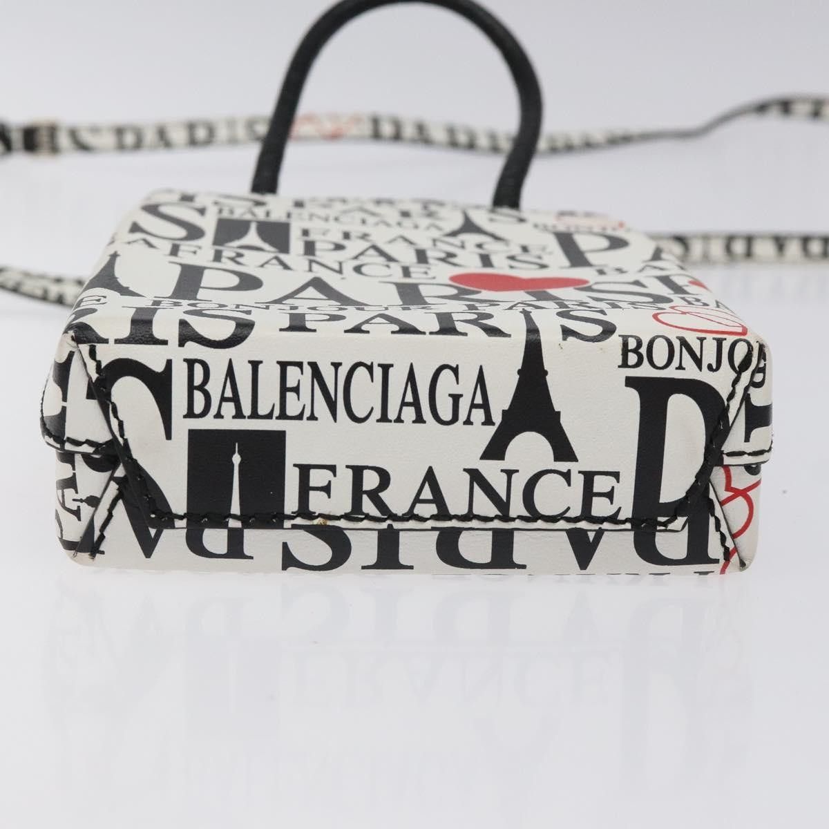 Balenciaga Balenciaga Shopping Phone Holder Printed Leather Size ONE SIZE - 14 Thumbnail