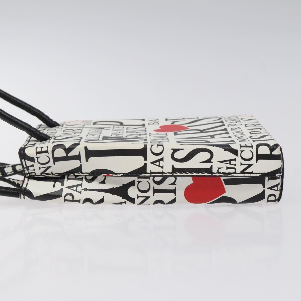 Balenciaga Balenciaga Shopping Phone Holder Printed Leather Size ONE SIZE - 4 Thumbnail