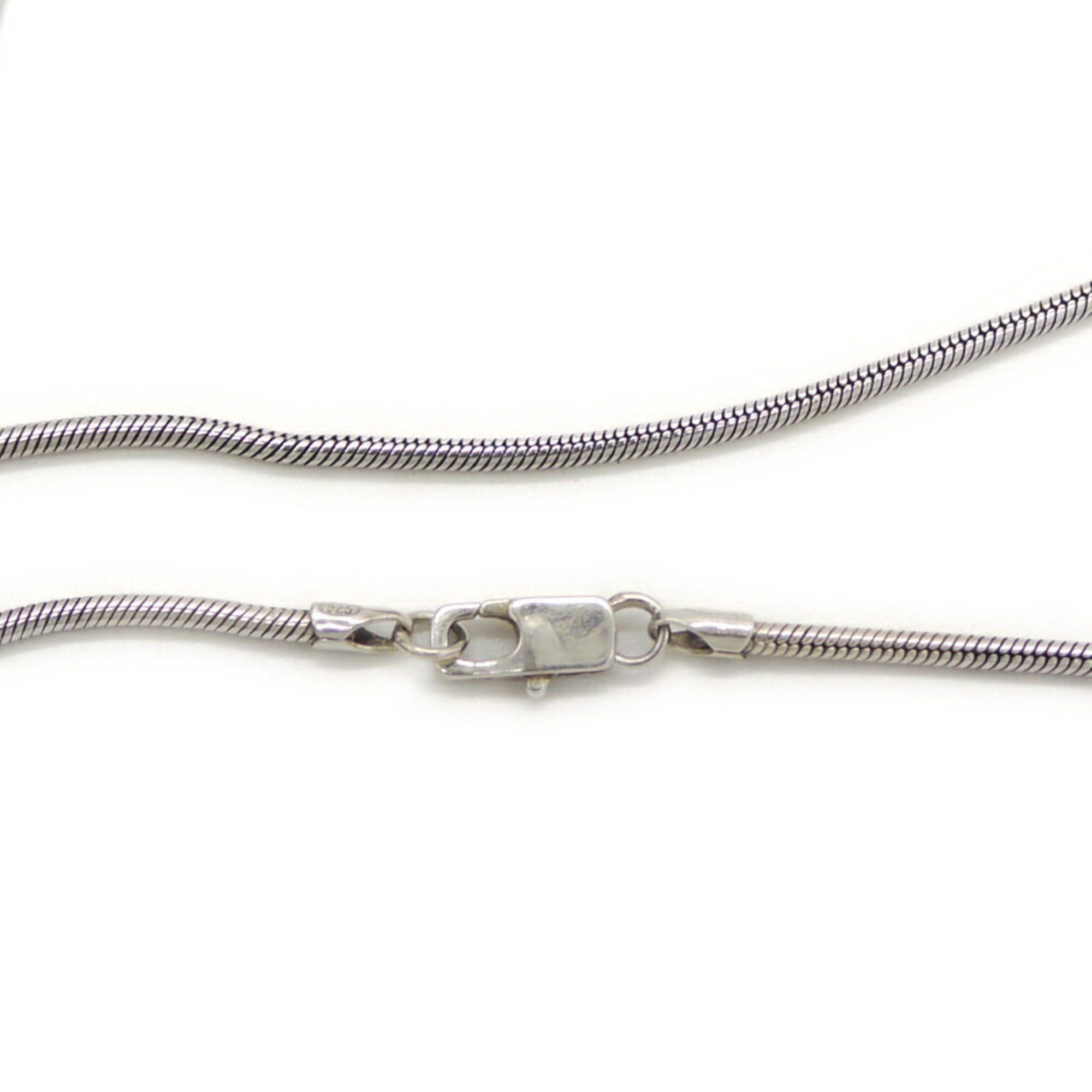 Chanel CHANEL Camellia pendant necklace silver 925 Size ONE SIZE - 4 Thumbnail