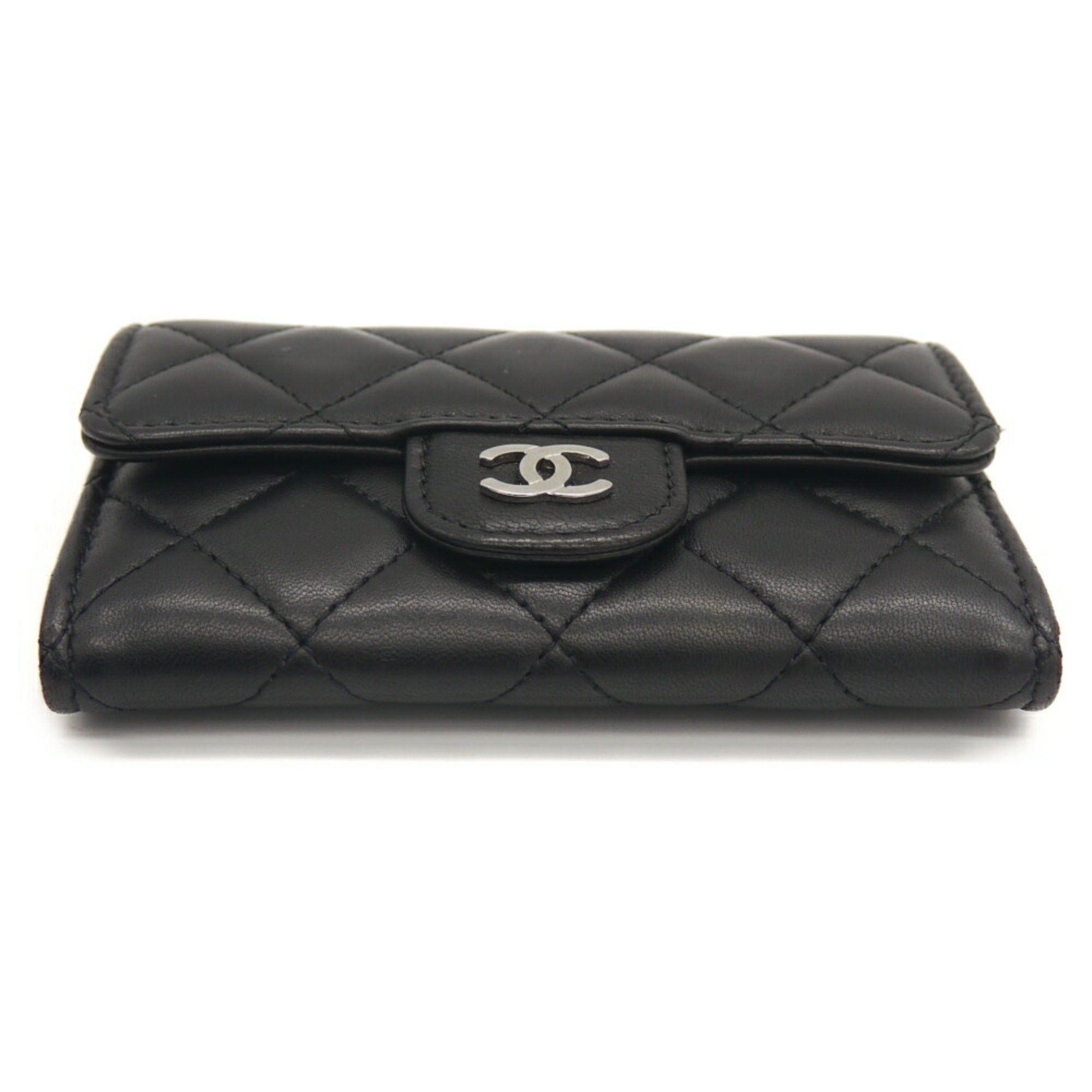 Chanel CHANEL Matelasse Lambskin Card Holder Business Case Black A80799 Size ONE SIZE - 5 Thumbnail