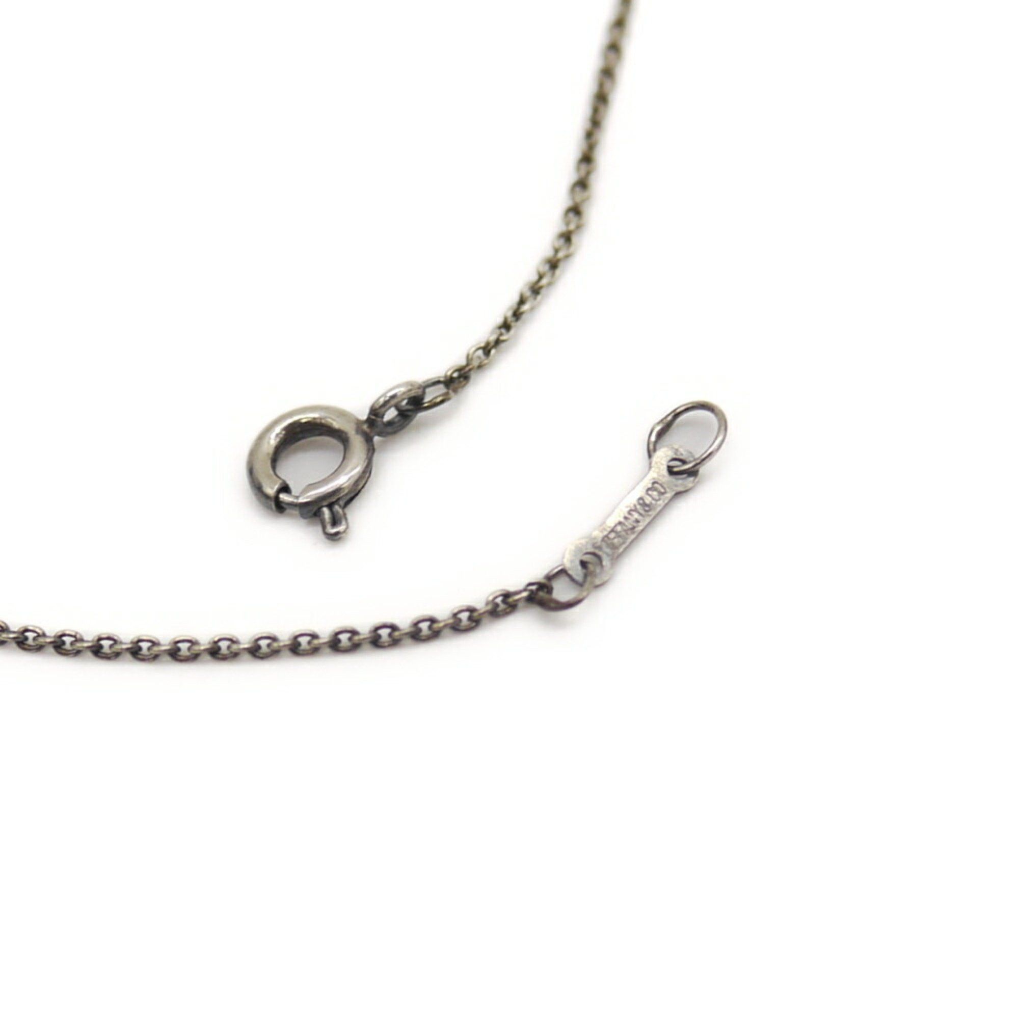 Tiffany & Co. TIFFANY & Co. Tiffany Elsa Peretti Teardrop Pendant Necklace Silver 925 Azuki Chain Size ONE SIZE - 5 Thumbnail