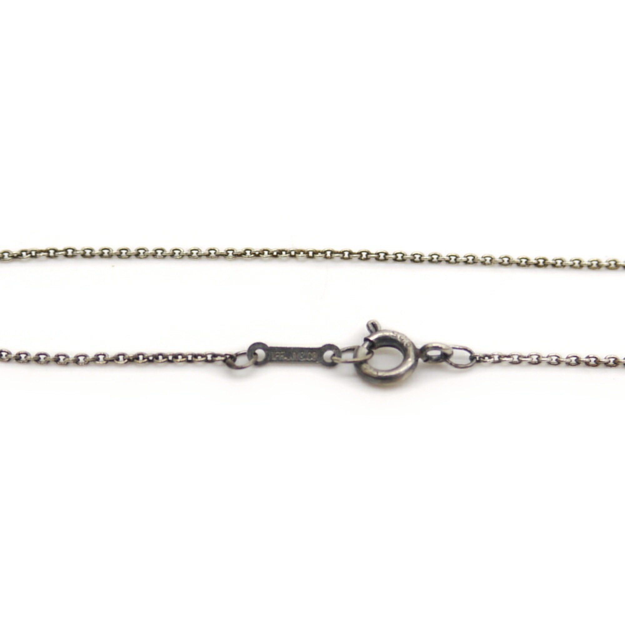 Tiffany & Co. TIFFANY & Co. Tiffany Elsa Peretti Teardrop Pendant Necklace Silver 925 Azuki Chain Size ONE SIZE - 4 Thumbnail