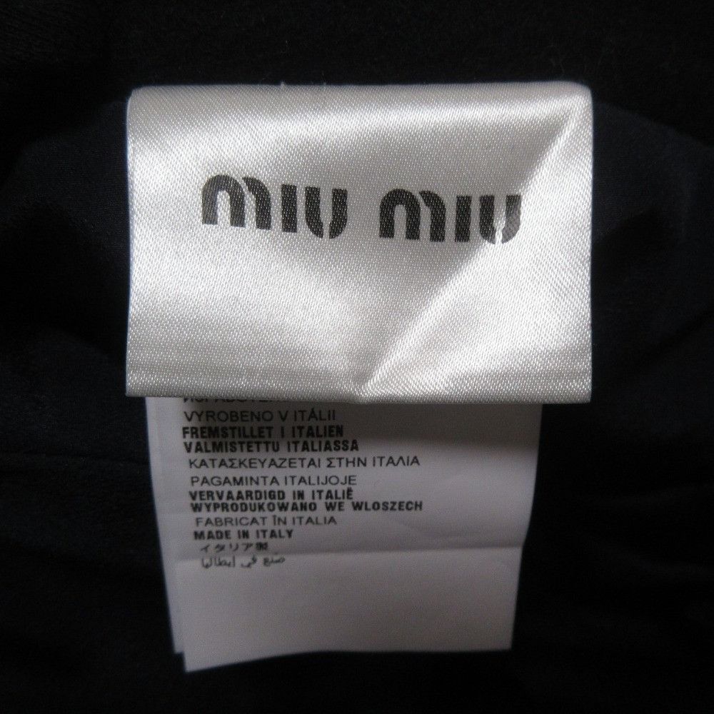 Miu Miu Miu Miu Miu Miu Box Pleats 100% Wool Skirt Natural Material Skirts DUTY FREE for USA Size ONE SIZE - 10 Thumbnail