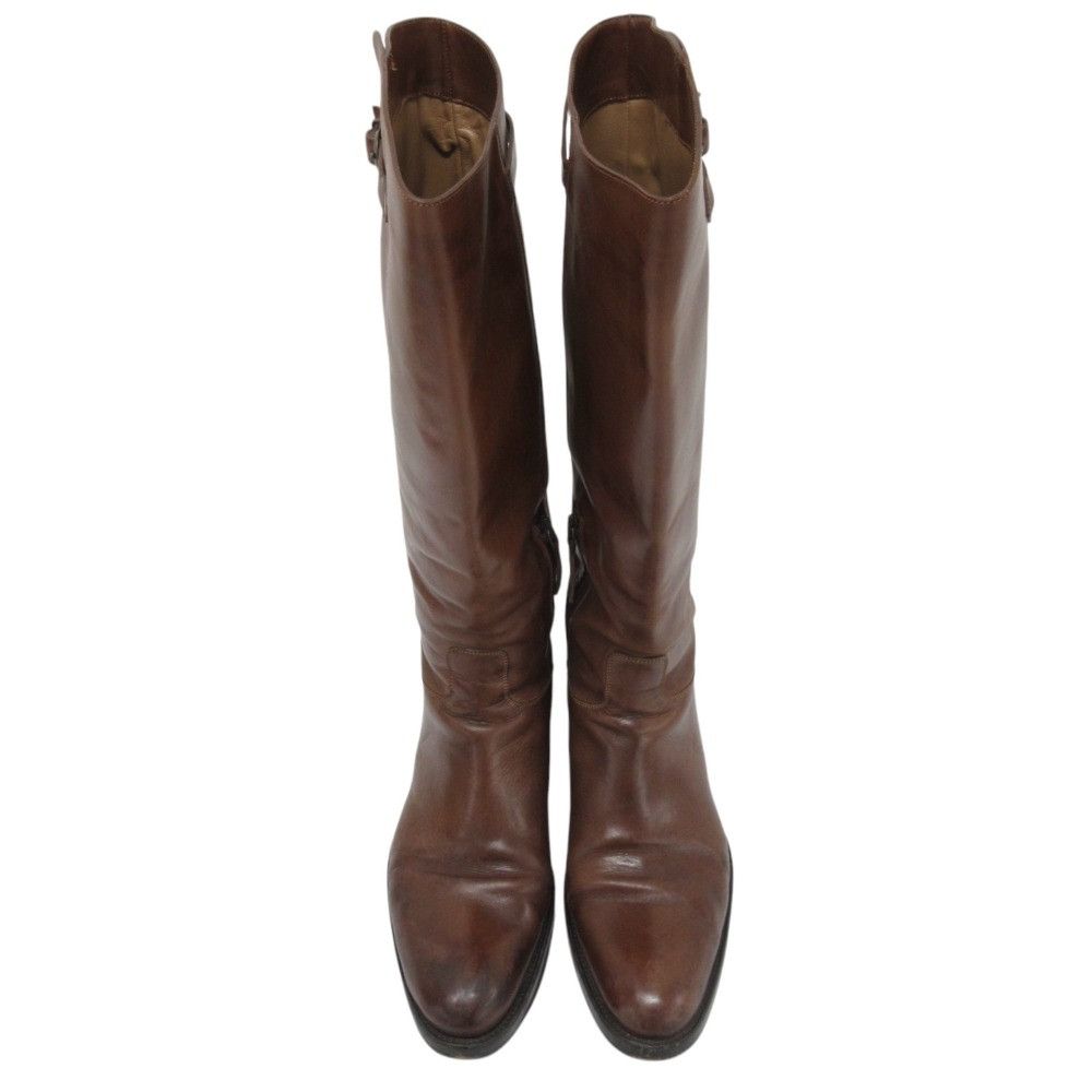 Other Other Sartore Leather Long Boots Leather Shoes DUTY FREE for USA Size ONE SIZE - 2 Thumbnail